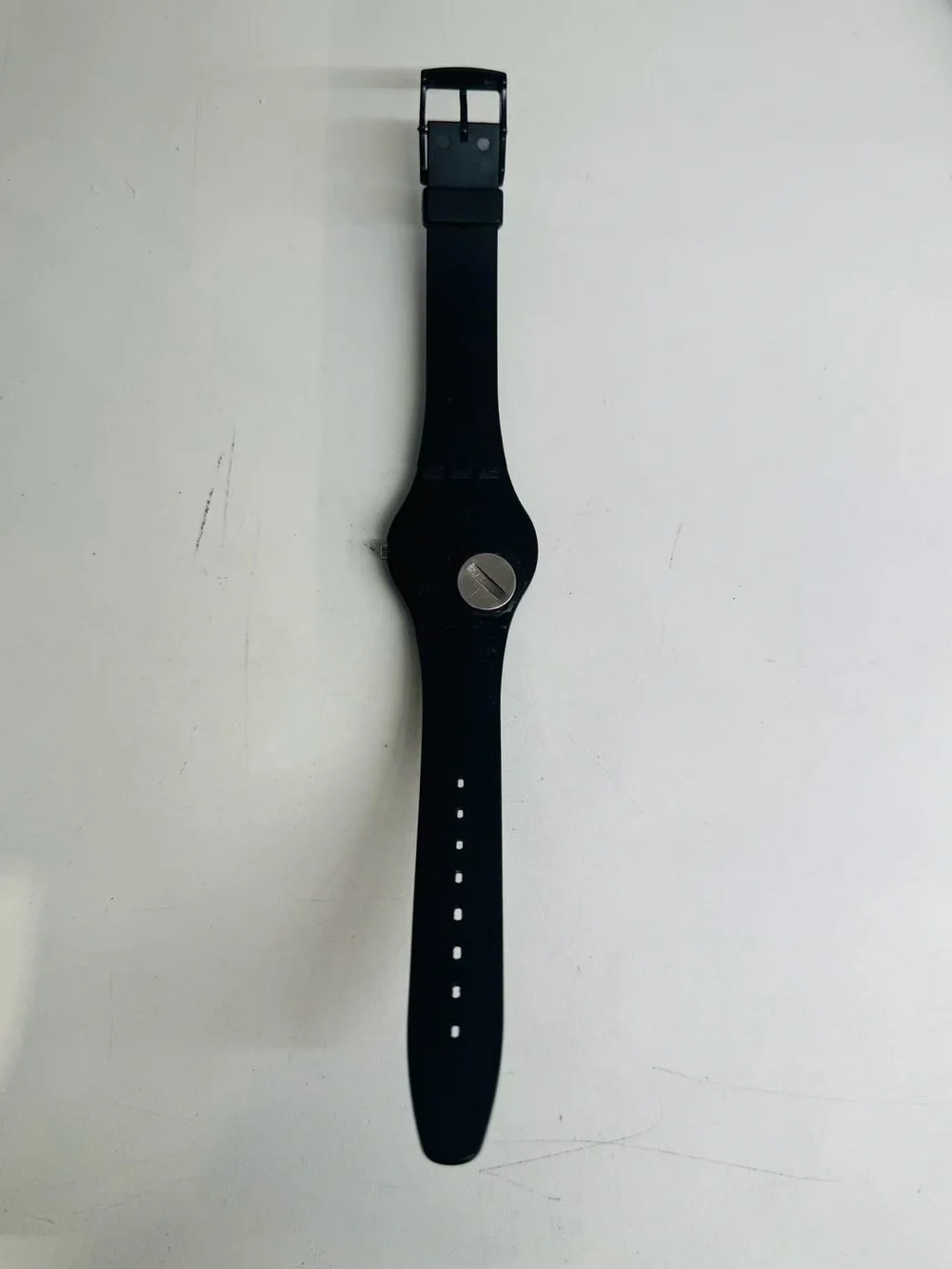 Vintage Swatch Swiss Made Skeleton Watch 34mm Quartz Unisex New Battery Runs